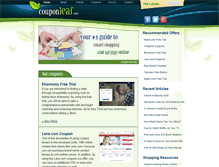 Tablet Screenshot of couponleaf.com
